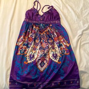 Purple summer dress
